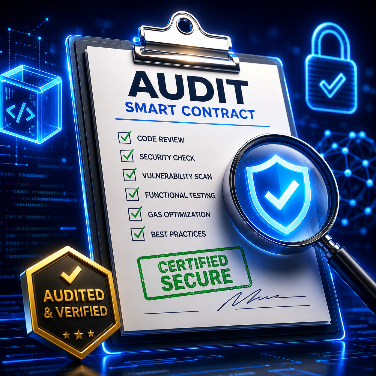 Development and audit icon